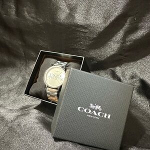 Coach Men's Silver-Tone Watch